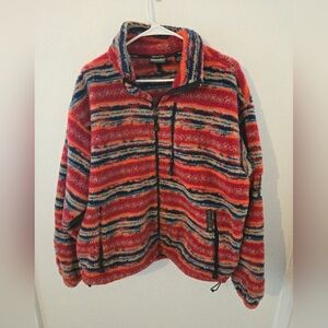 Vintage Timberland Sherpa Fleece Jacket Active Performance Mens Size Medium Tusc